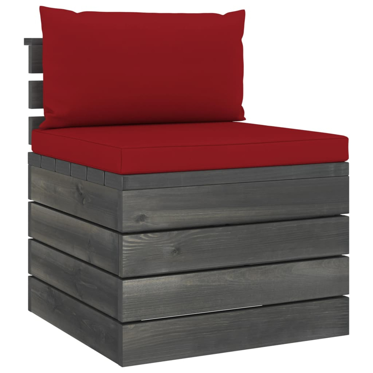 VIDAXL 3061680 Gartentisch- Stuhlset, und Rot