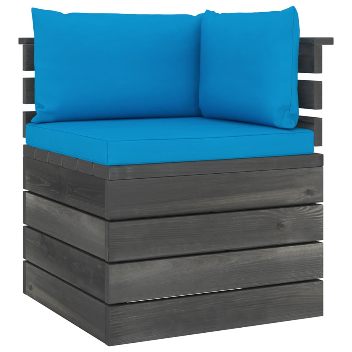 3062035 Gartentisch- Stuhlset, VIDAXL und Blau