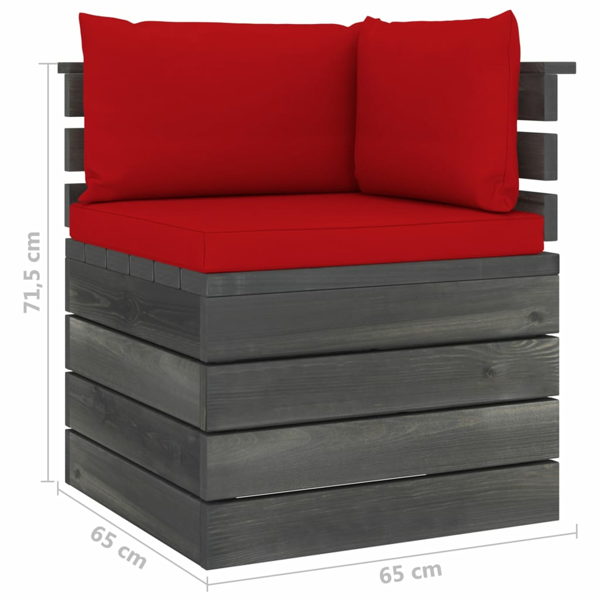 Rot und VIDAXL 3061929 Stuhlset, Gartentisch-