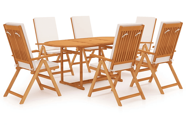 Braun und Gartentisch- Stuhlset, VIDAXL 3059557