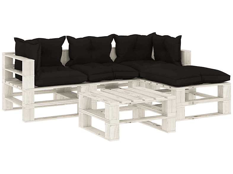 Schwarz Stuhlset, Gartentisch- und VIDAXL 3052357