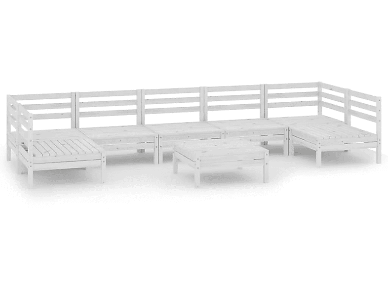 VIDAXL Weiß und Gartentisch- Stuhlset, 3083410