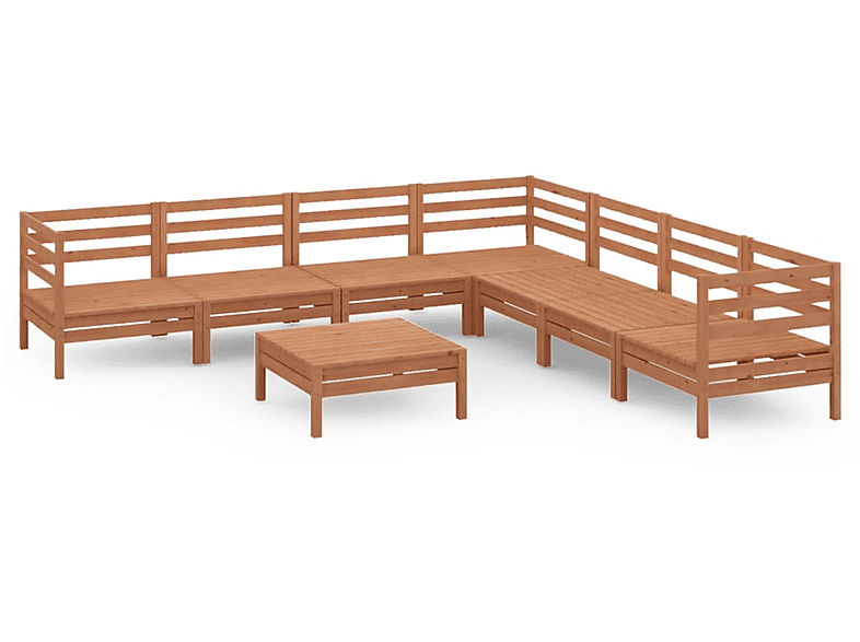 VIDAXL 3083102 Gartentisch- und Stuhlset, Braun | Gartenmöbel Sets