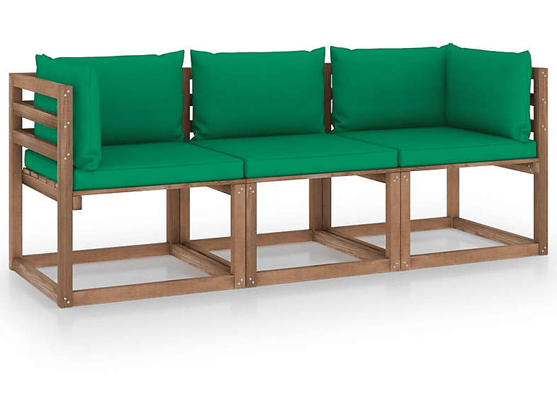 VIDAXL 3067289 Gartentisch- und Stuhlset, Grün