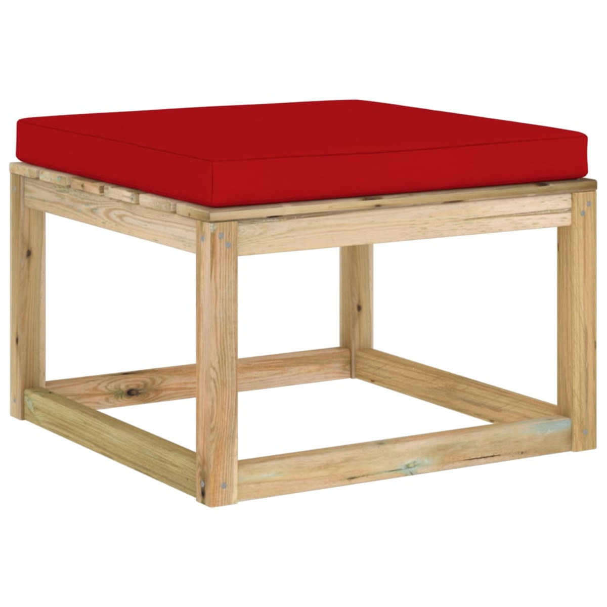 VIDAXL Rot und 3065130 Stuhlset, Gartentisch-