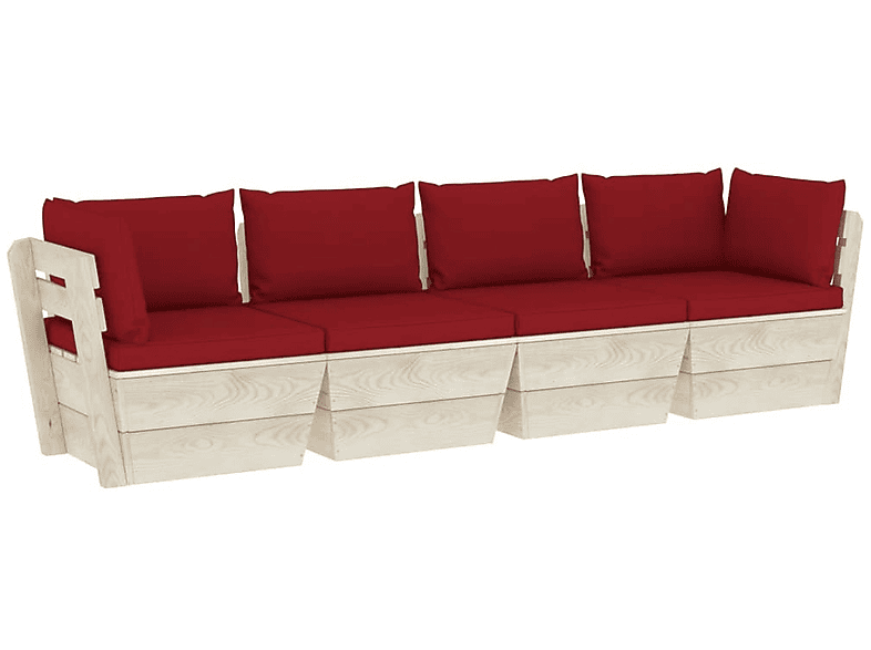 VIDAXL 3063453 Stuhlset, Rot Gartentisch- und