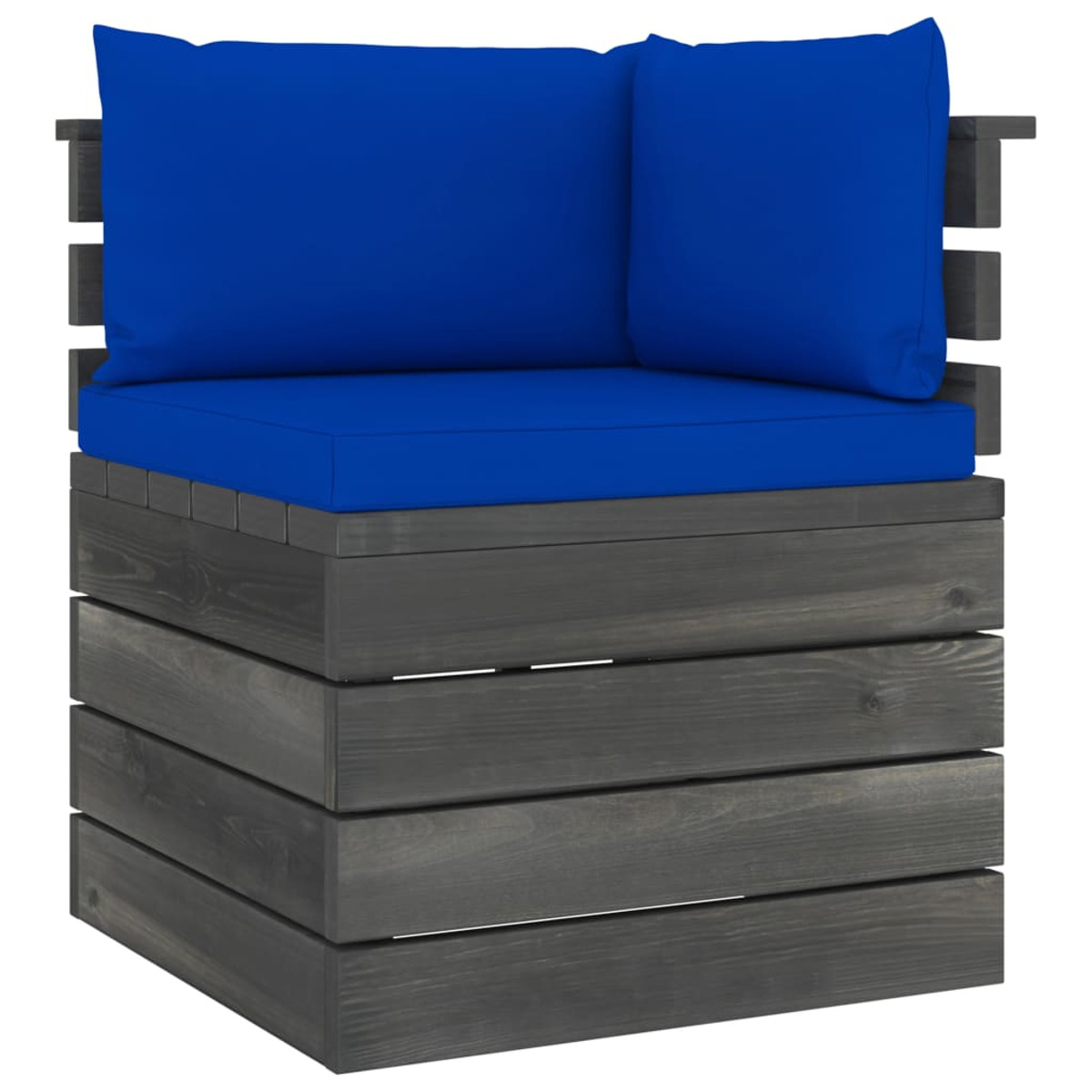 Blau und 3062005 Stuhlset, Gartentisch- VIDAXL