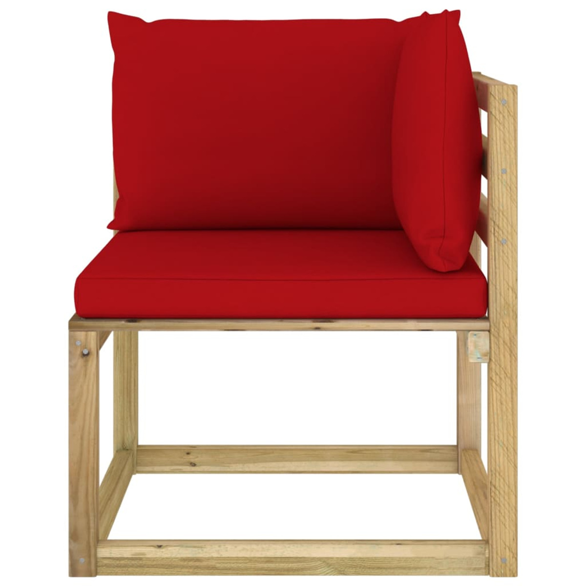 Rot Gartensofa, VIDAXL 3065111