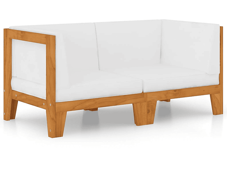 VIDAXL 3058112 Gartentisch- und Stuhlset, Weiß | Gartenmöbel Sets