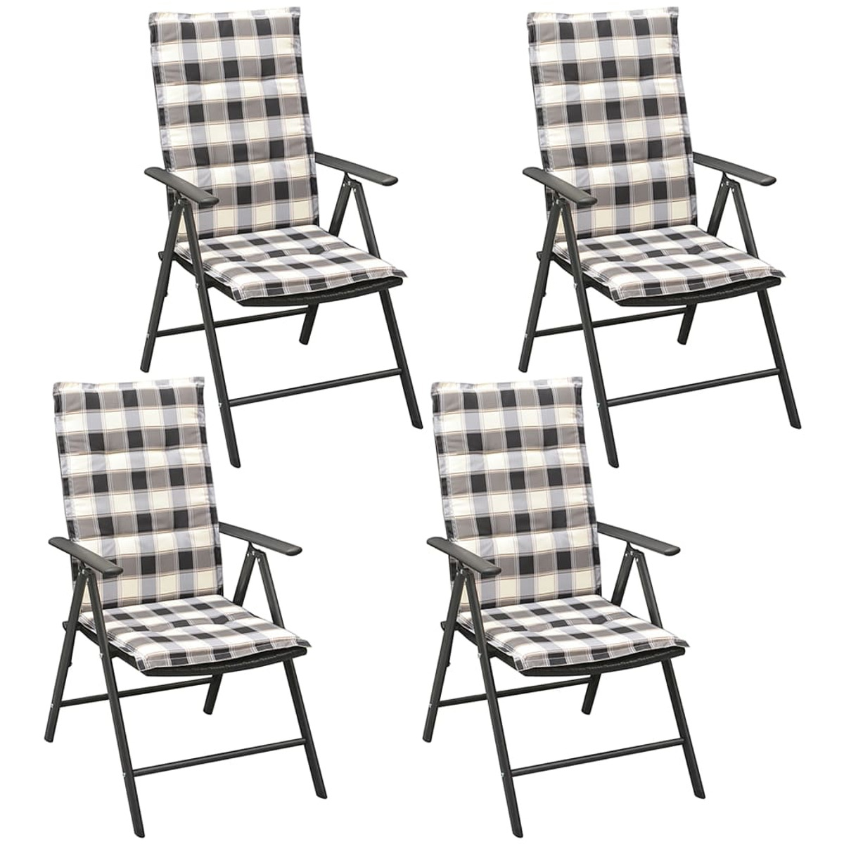 42778 Stuhlset, VIDAXL und Gartentisch- Mehrfarbig