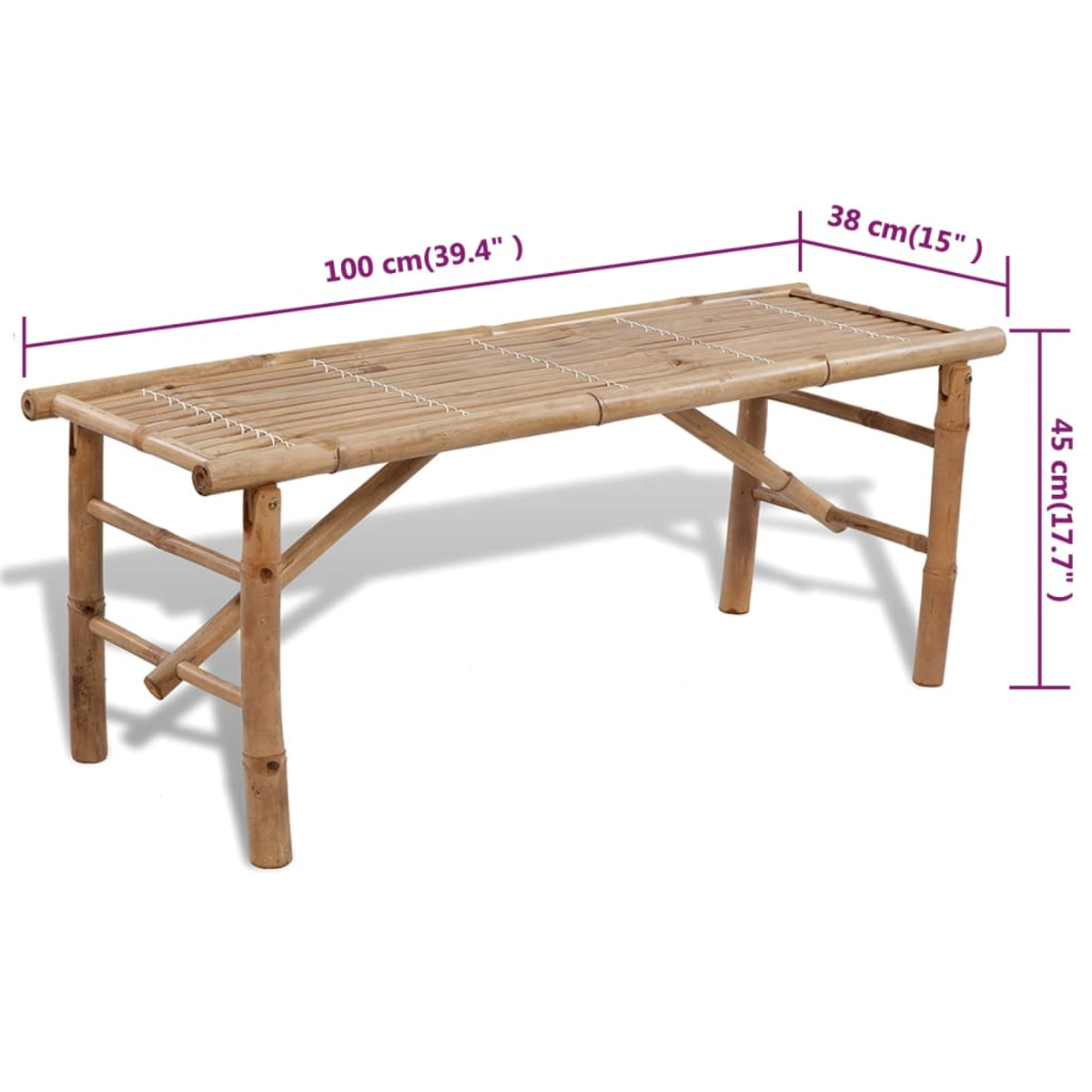 VIDAXL Gartentisch- Stuhlset, Braun 41502 und