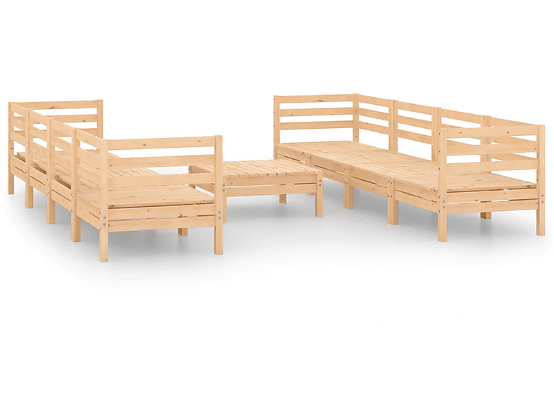 VIDAXL 3082517 Gartentisch- und Stuhlset, Braun | Gartenmöbel Sets