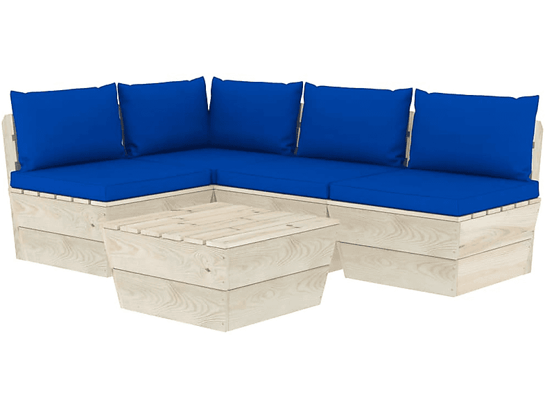 VIDAXL 3063490 Blau Stuhlset, Gartentisch- und