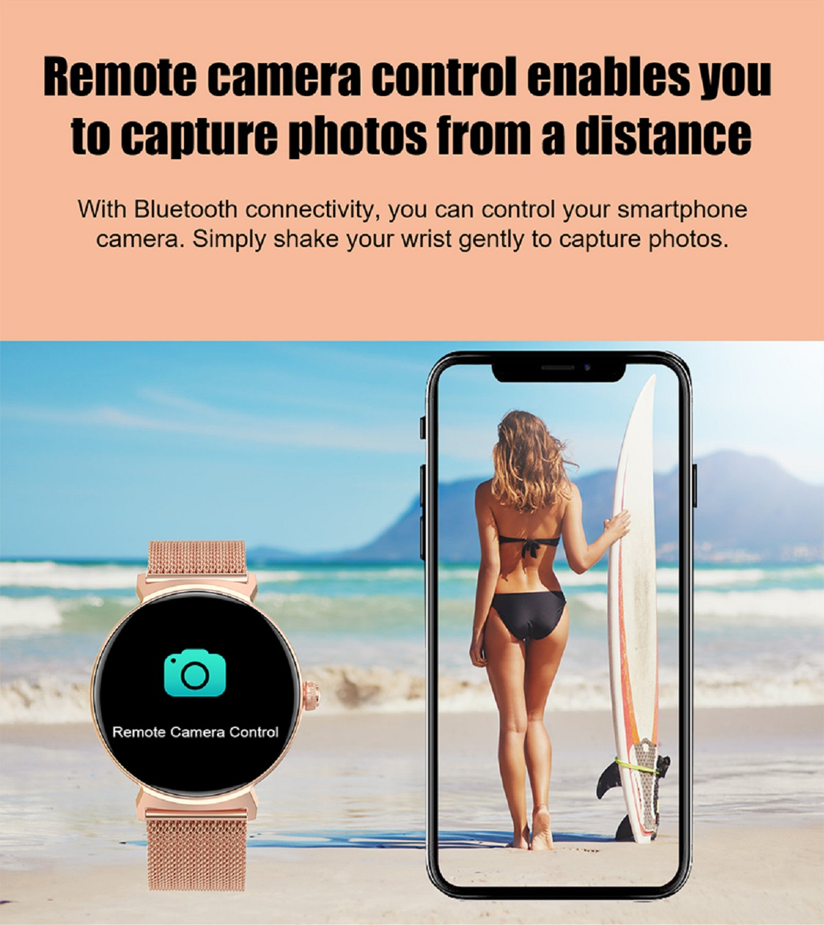 BT-Anruf Fitness DT4New Tracker GL Pink Smartwatch MIRUX Silikon/Metall,