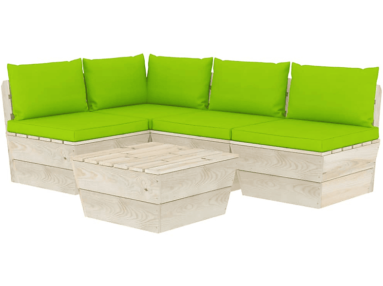 VIDAXL 3063491 Gartentisch- und Stuhlset, Grün | Gartenmöbel Sets