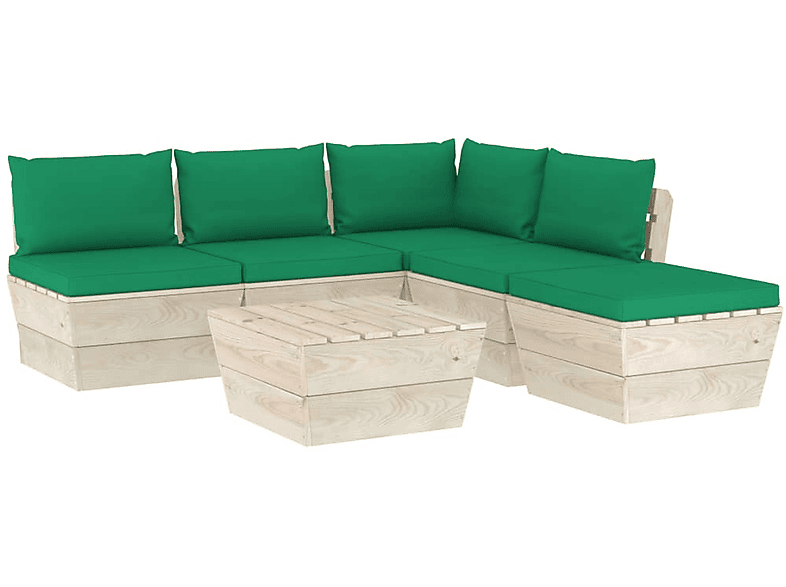 VIDAXL 3063545 Gartentisch- und Stuhlset, Grün | Gartenmöbel Sets