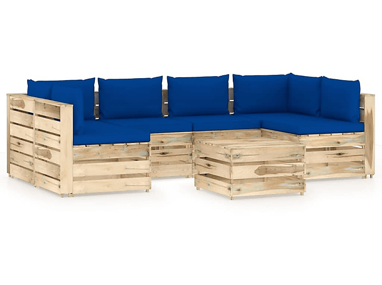 VIDAXL 3074733 Gartentisch- Stuhlset, Grün und