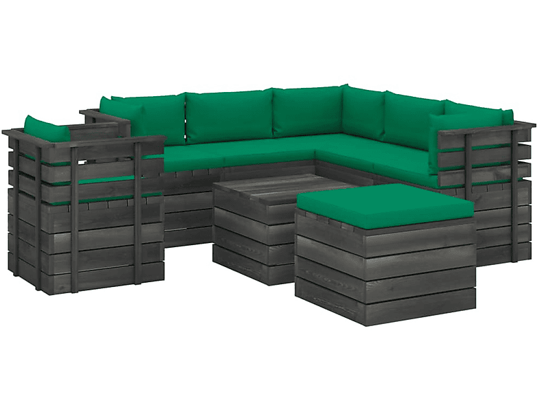 Premium VIDAXL 3062036 Gartentisch- Stuhlset, und Grün