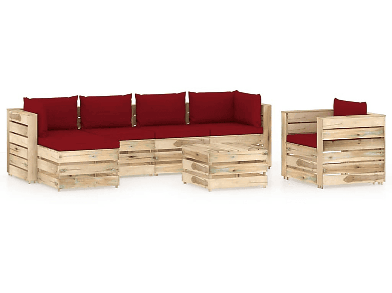 VIDAXL Grün Stuhlset, Gartentisch- 3074864 und