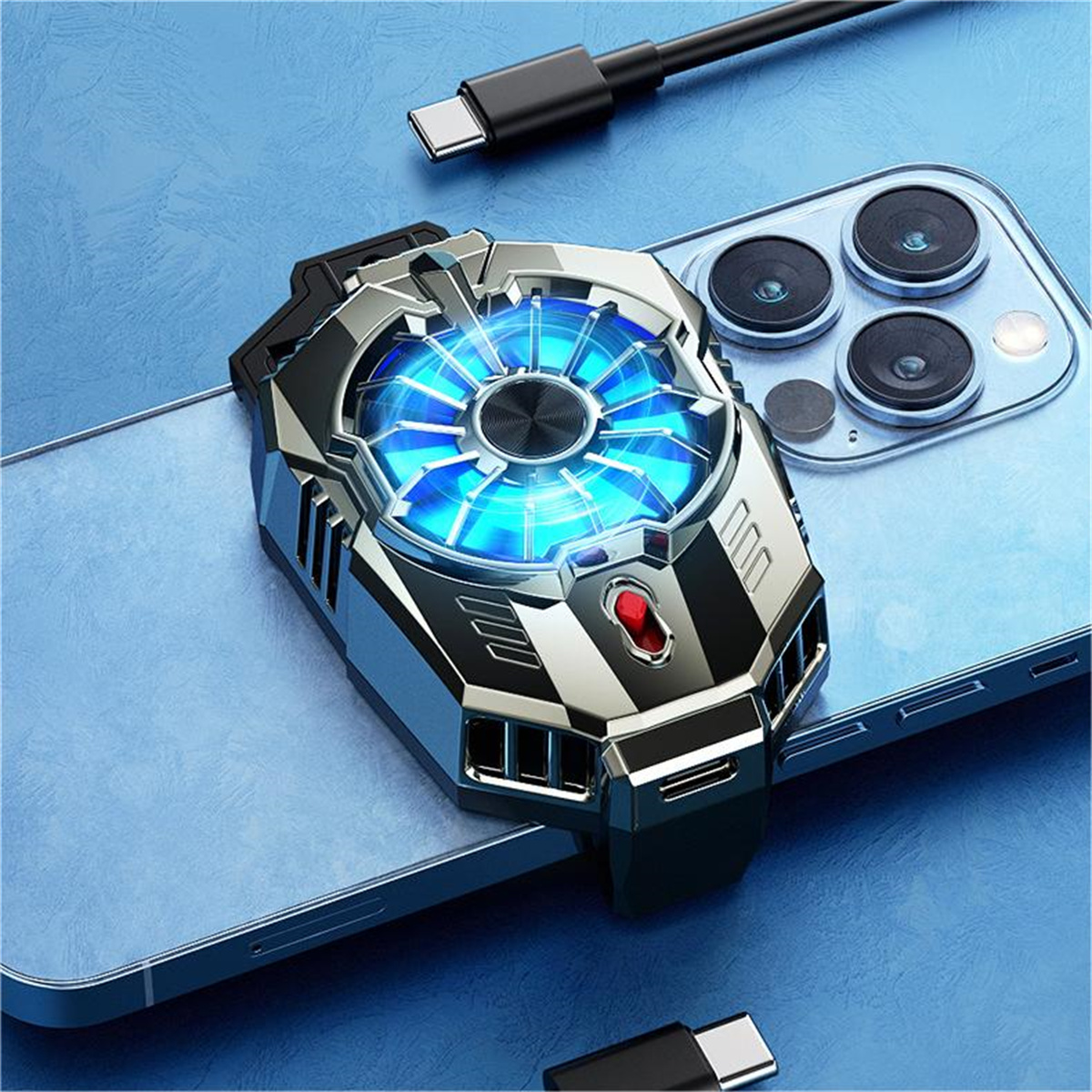 Magnetischer Handy-Kühler 15W - Mit 3000mAh Akku & Leistungsanzeige Für Smartphones