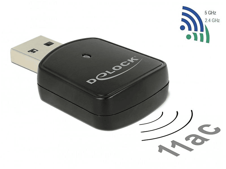 DELOCK Delock 12502 DELOCK USB3 Dualband WLANStick mini 867Mbps 2dBi 2,4/5 GHz Wlan USB