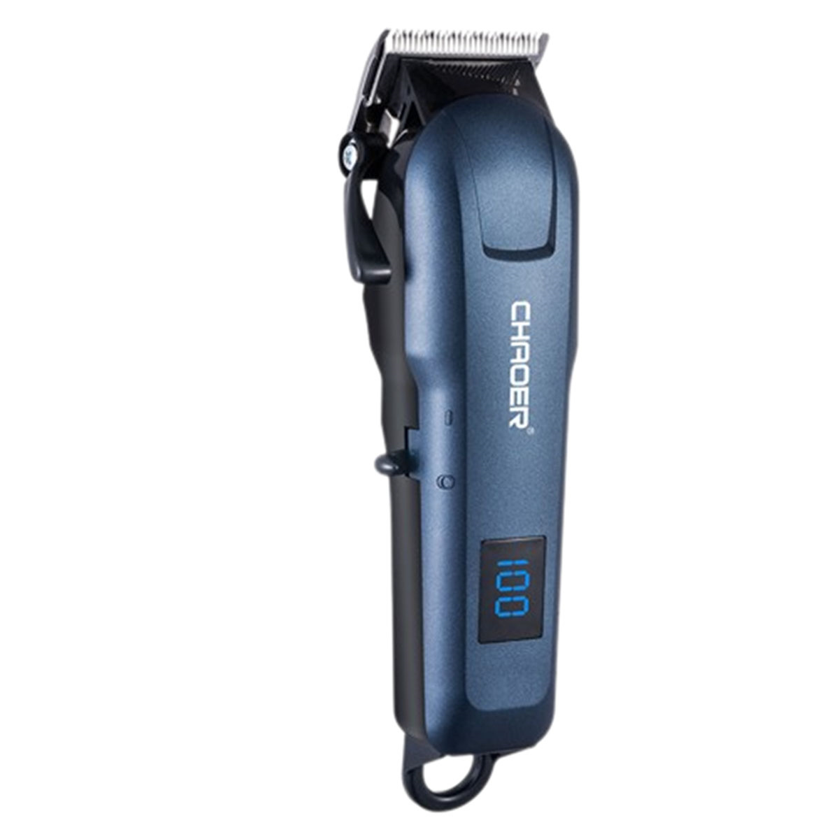 SYNTEK Friseur Blau USB Rasierer Flüssigkeitsanzeige Haarschneidemaschine Haarschneider Blau Elektrische