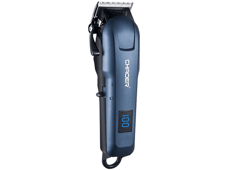 Haarschneidemaschine Flüssigkeitsanzeige Blau USB Rasierer Haarschneider Blau Friseur SYNTEK Elektrische