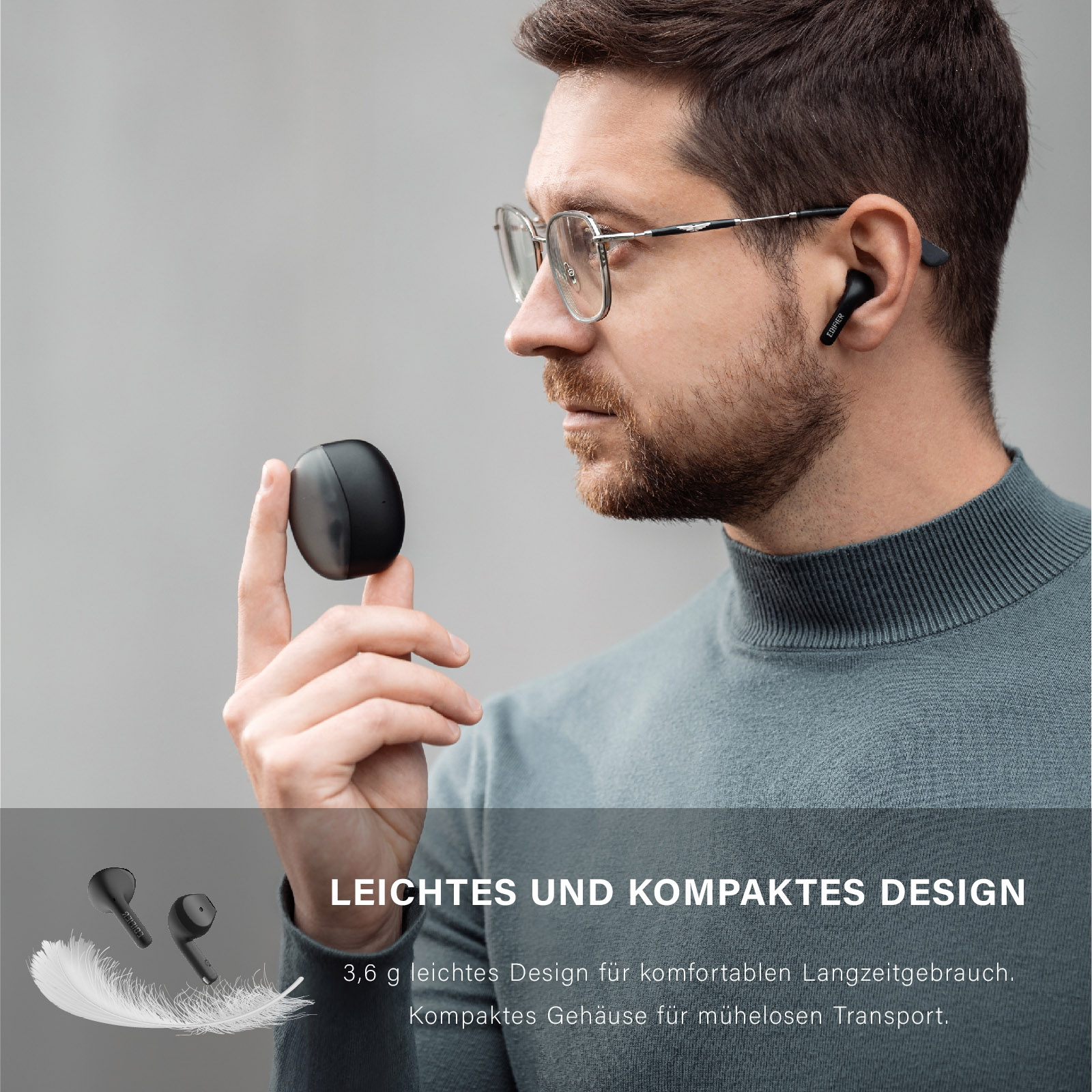 Schwarz Bluetooth X2s, Bluetooth-Kopfhörer EDIFIER In-ear