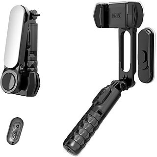 DIIDA Bluetooth-Selbstauslöser, Stativ, mit Aufhelllicht Selfiestick, Intelligenter Verwacklungsschutz Selfie-Stick, schwarz