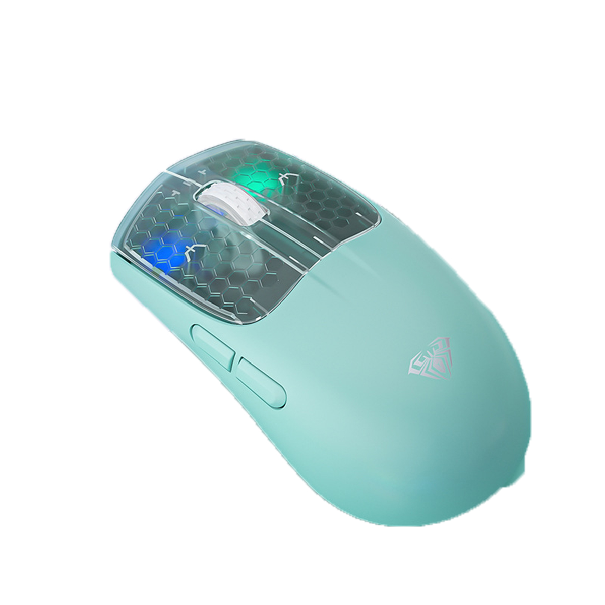 Kabellose Wiederaufladbar Laptop grün Maus Bluetooth BYTELIKE Maus, Büro Gaming Maus Tri-mode Leichtgewicht