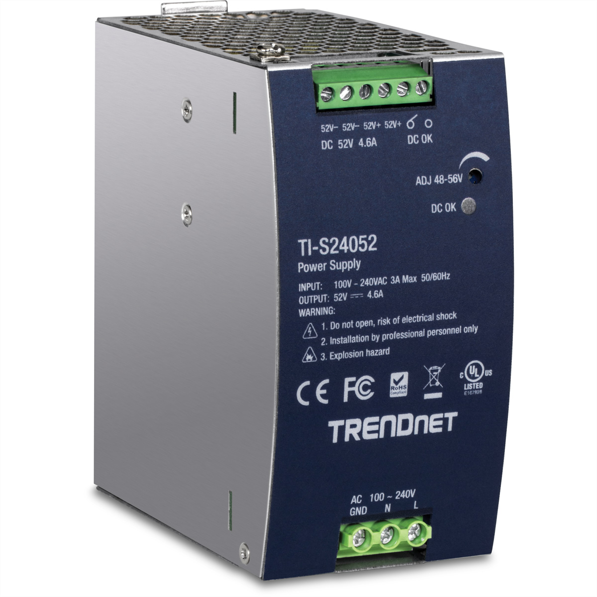 TRENDNET TI-S24052 DIN-Rail Power Supply Netzteil