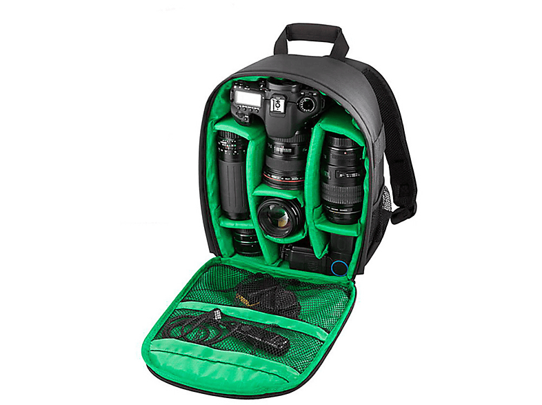 wasserdicht BYTELIKE Rucksack Kameratasche Casual SLR Kameratasche, Fotografie tragen grün kleine Kamera Fotografie