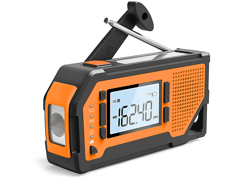 Radio De Manivela Solar Radio De Emergencia Solar Mesqool Con
