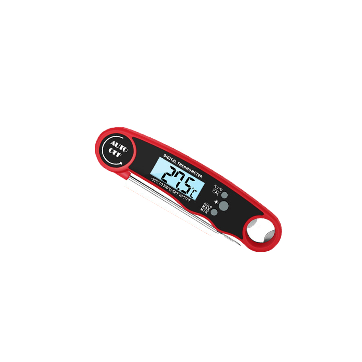 BYTELIKE Digitales Lebensmittel Thermometer Lebensmittelthermometer (Messart: Thermometer Braten Sonde BBQ oral) Küche