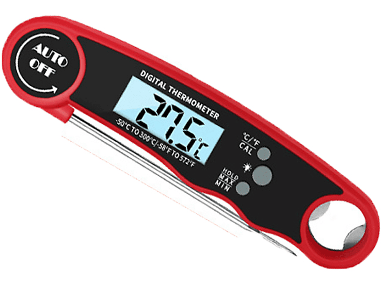 Xuhal Küchen-Thermometer Edelstahl – 12,7 Cm Stiel, 2,5 Cm Zifferblatt, Für Fleisch, Milch, Grillen