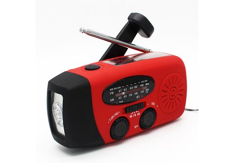 Radio - Radio de emergencia Radio de manivela multifunción Radio