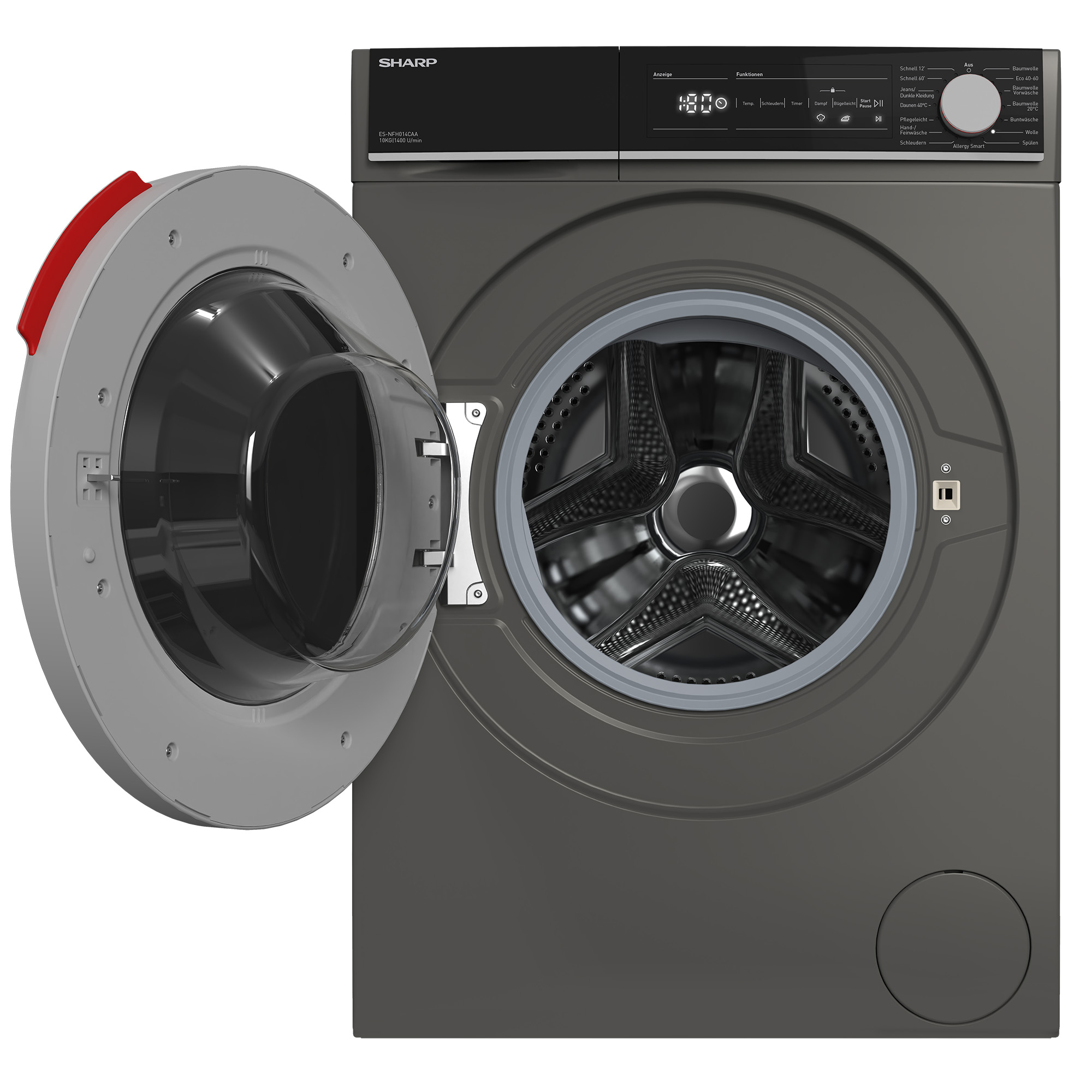 SHARP ES-NFH014CAA-DE Waschmaschine (10 kg, A)
