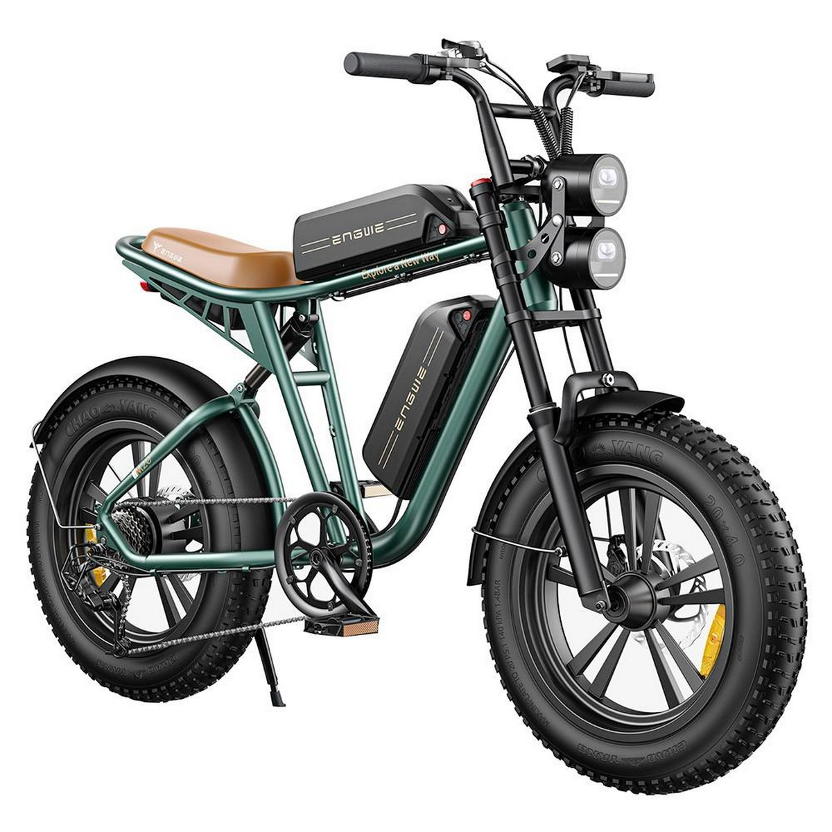 Mountainbike ENGWE Green) M20 20 battery (Laufradgröße: Unisex-Rad, Zoll, Dual 1248Wh,