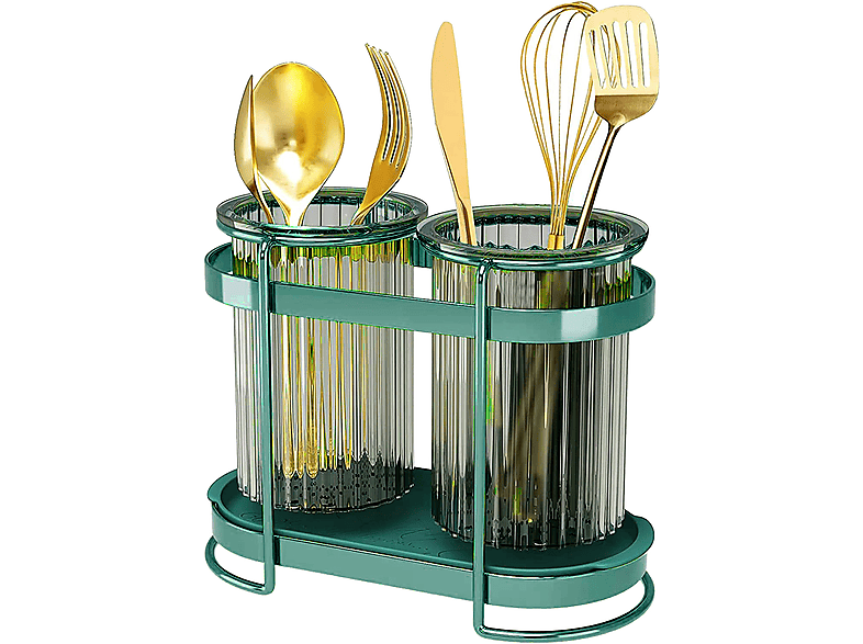 Küche Besteck-Tube, KÜLER Regal grün Küchenutensilien