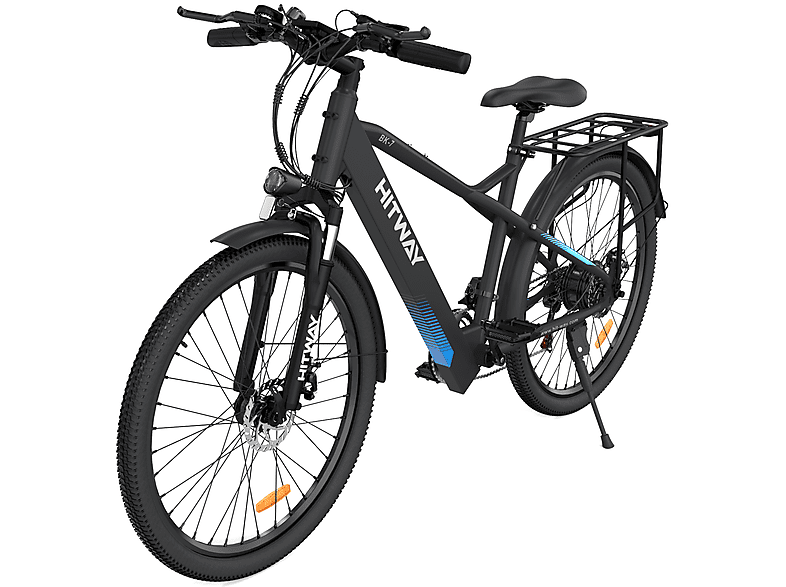 Zoll, 432, Mountainbike HITWAY BK7 Schwarz) (Laufradgröße: Unisex-Rad, 26