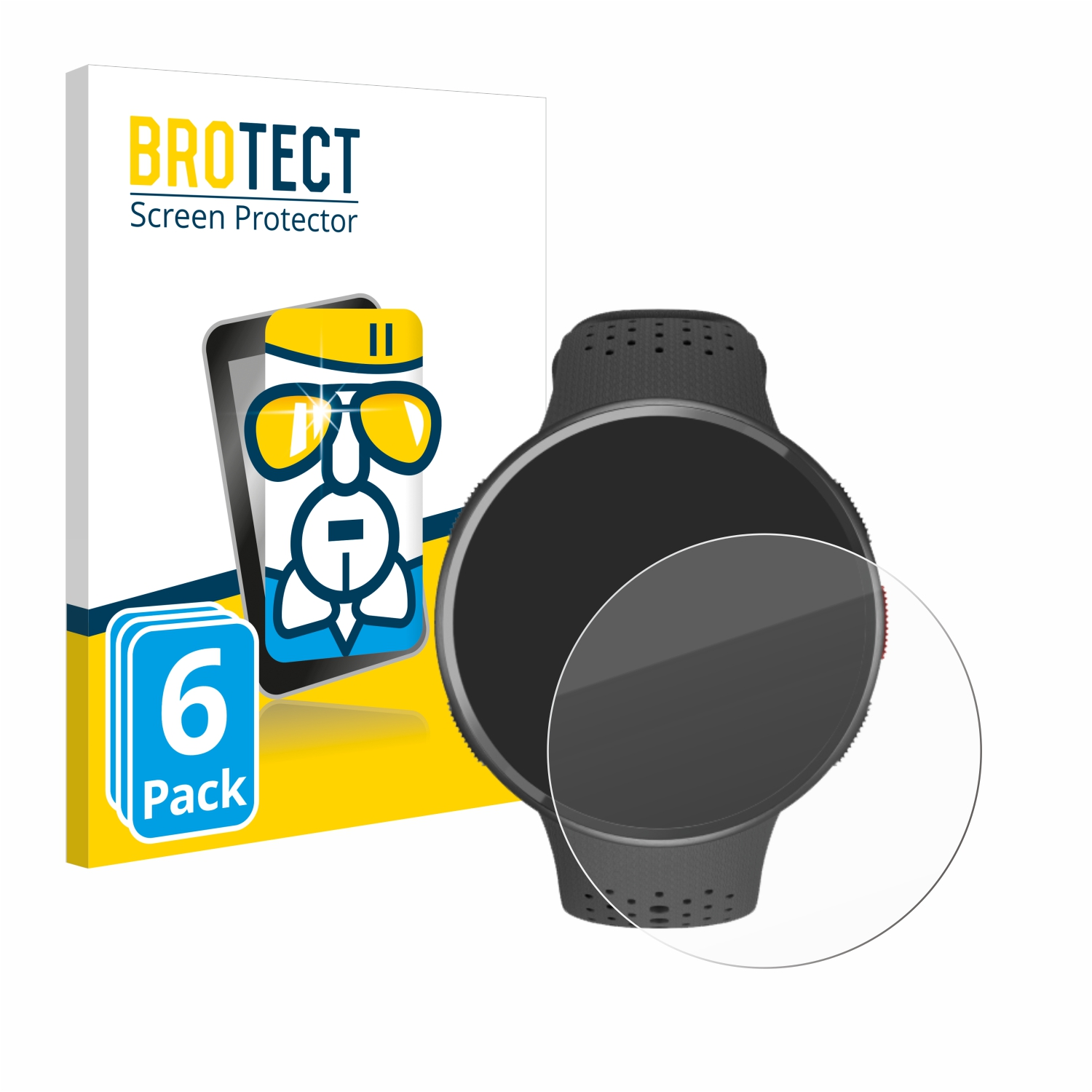 BROTECT 6x Airglass klare Pro) Schutzfolie(für Polar Pacer