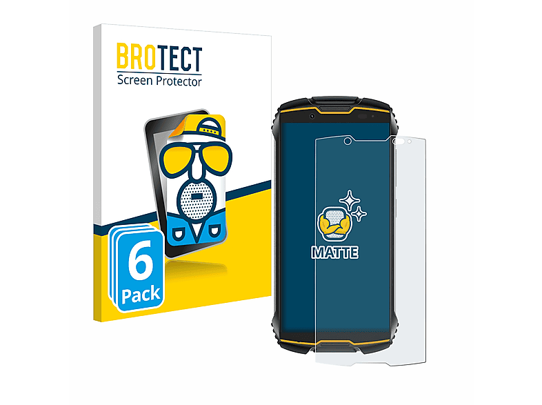 BROTECT 6x matte Schutzfolie(für Cubot King Kong Mini 2) | Displayschutzfolien & Gläser