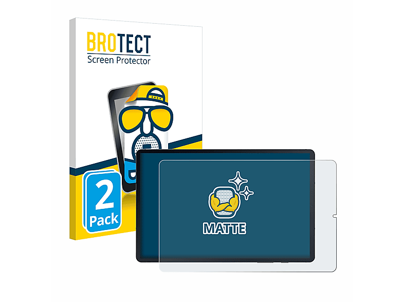 BROTECT 2x matte Schutzfolie(für Samsung Galaxy Tab S6 Lite WiFi 2022)