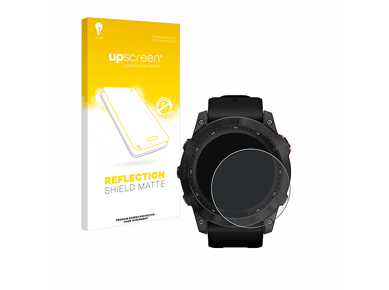 UPSCREEN entspiegelt matte Schutzfolie(für Garmin 7X (51 Fenix mm))