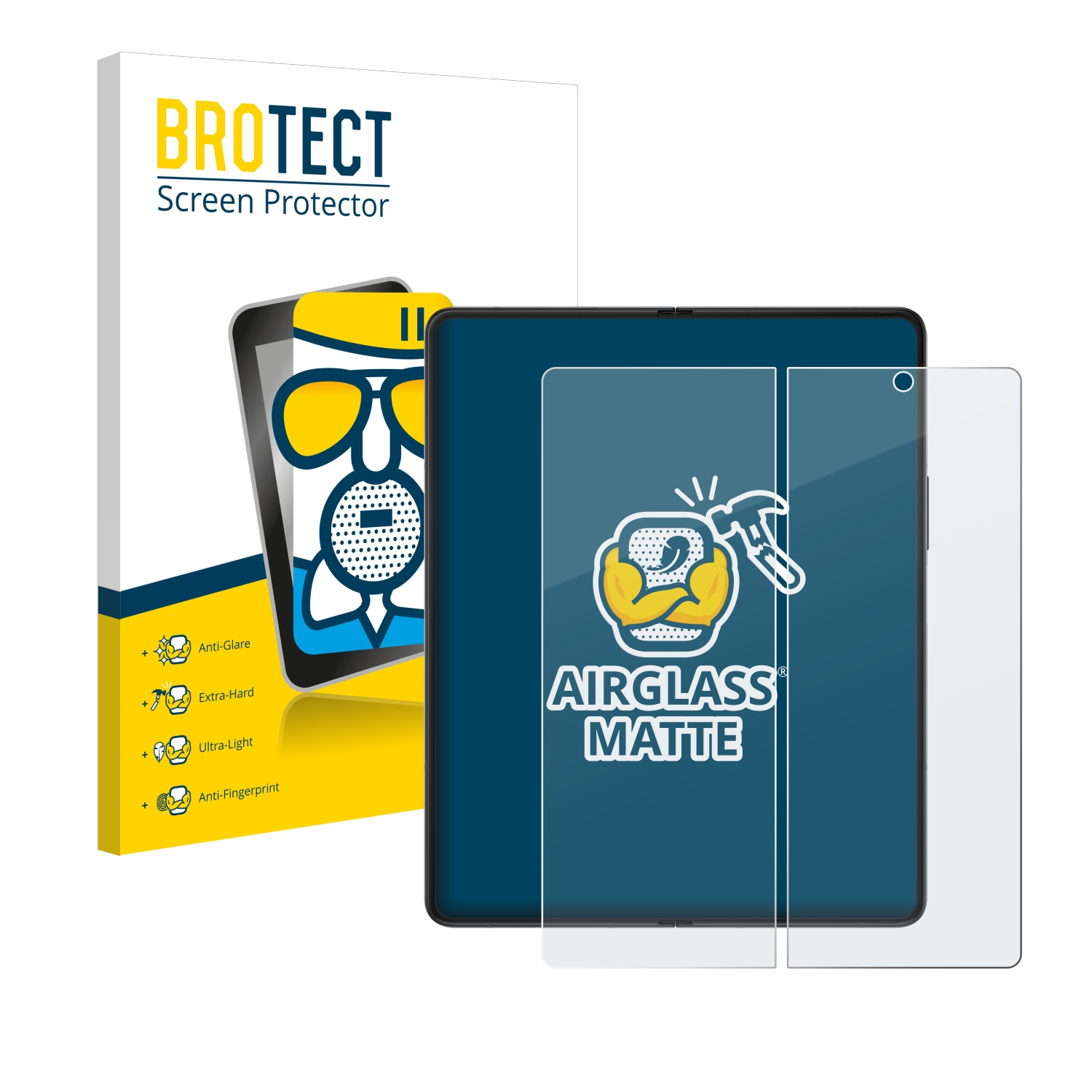 BROTECT Airglass Galaxy Z Samsung 3 5G) Fold matte Schutzfolie(für
