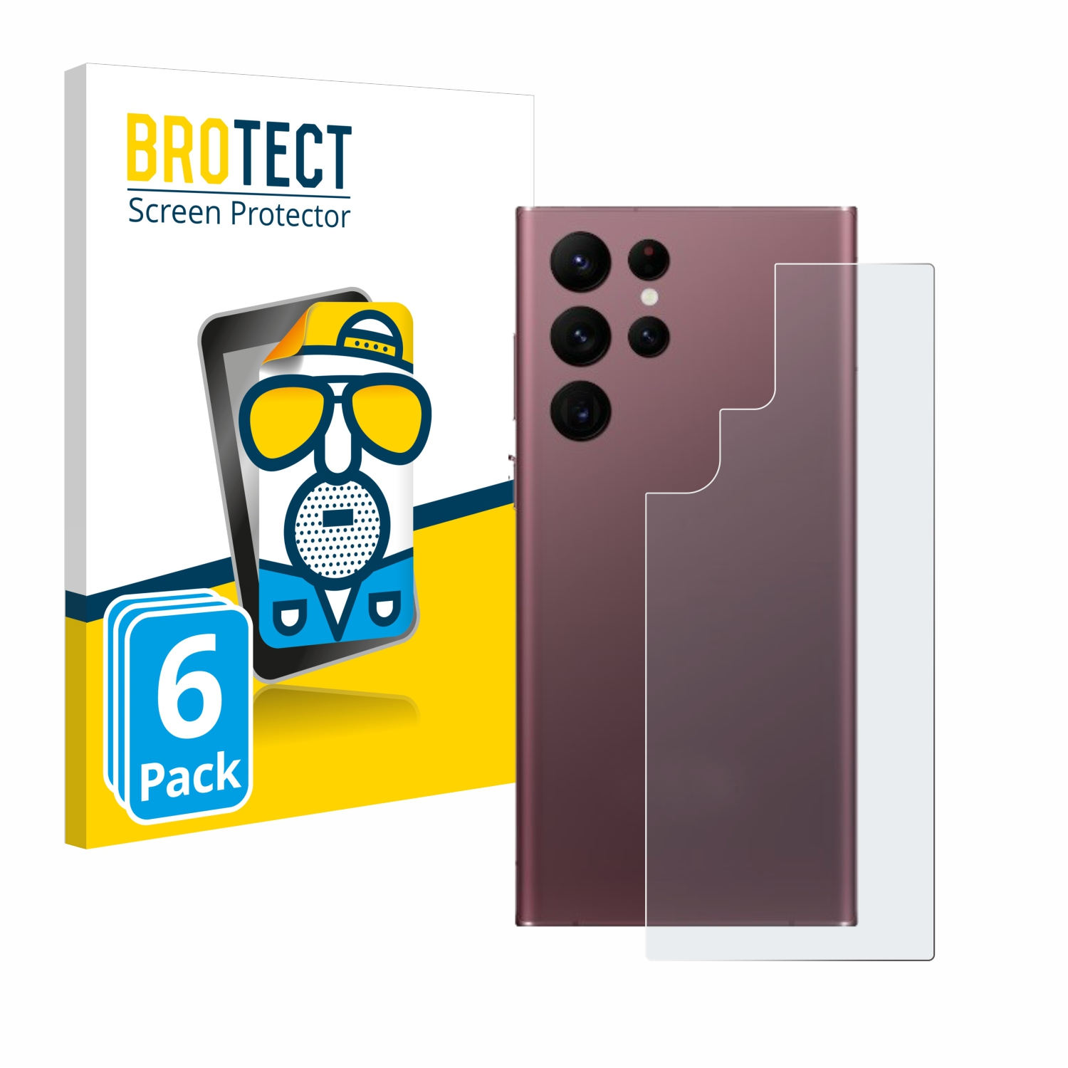 BROTECT 6x matte Schutzfolie(für Samsung Ultra 5G) Galaxy S22