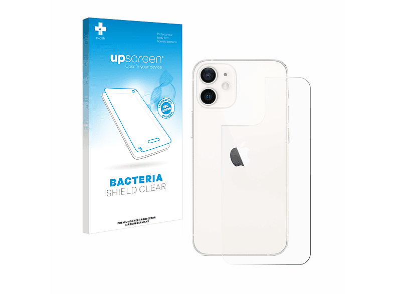 UPSCREEN antibakteriell klare Schutzfolie(für Apple iPhone 12 mini)