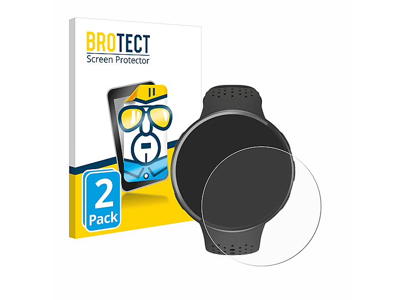 BROTECT 2x klare Schutzfolie(für Polar Pacer Pro)