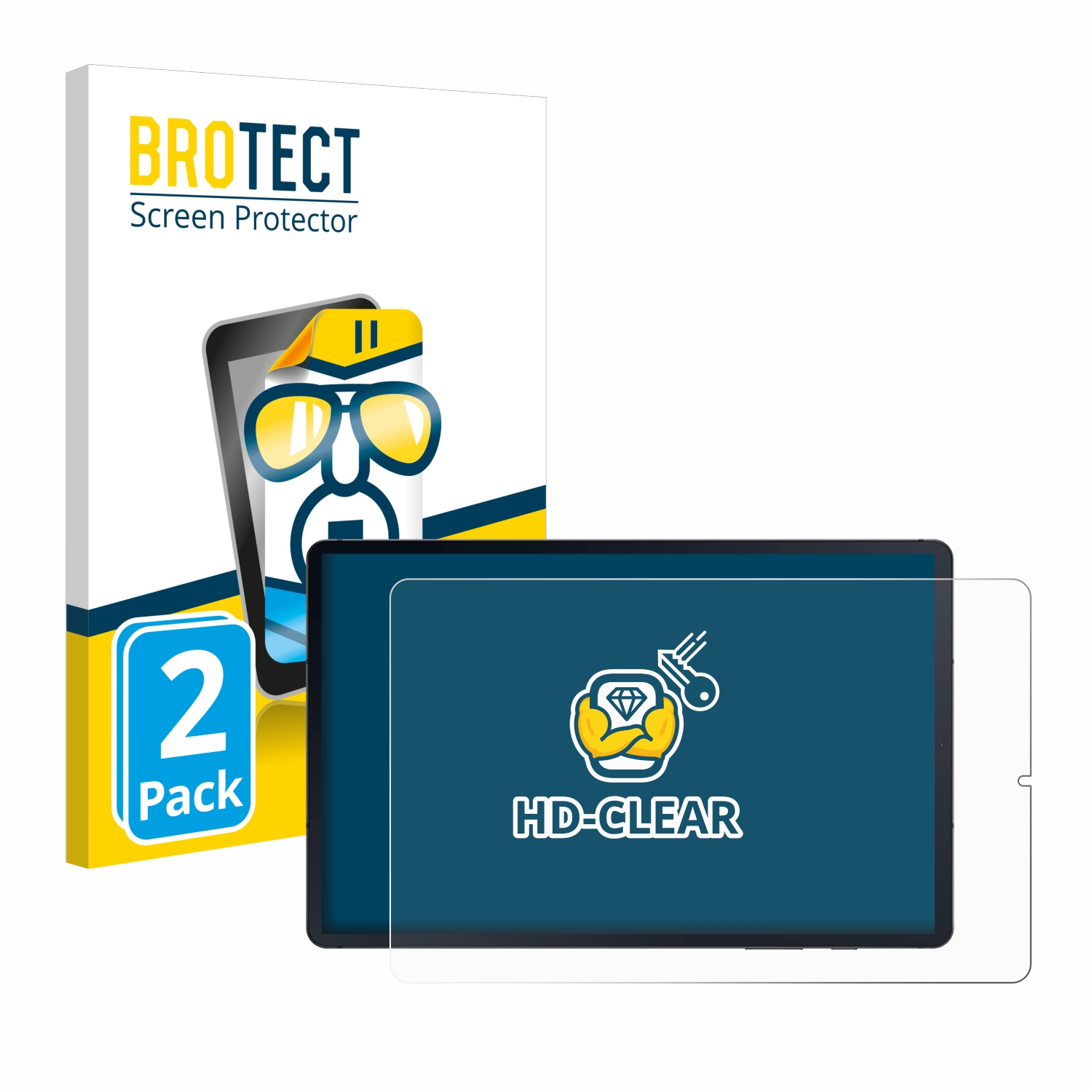 BROTECT 2x klare Schutzfolie(für S6 Lite 2022) Galaxy Samsung Tab WiFi