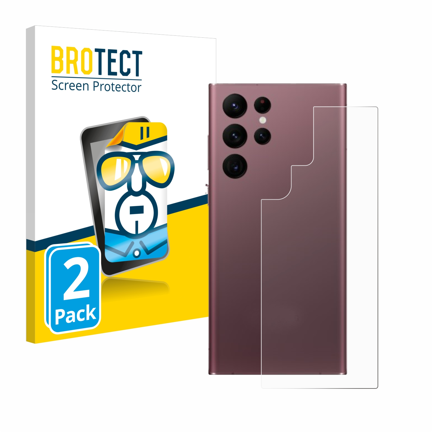 Ultra S22 Schutzfolie(für klare BROTECT Galaxy Samsung 2x 5G)